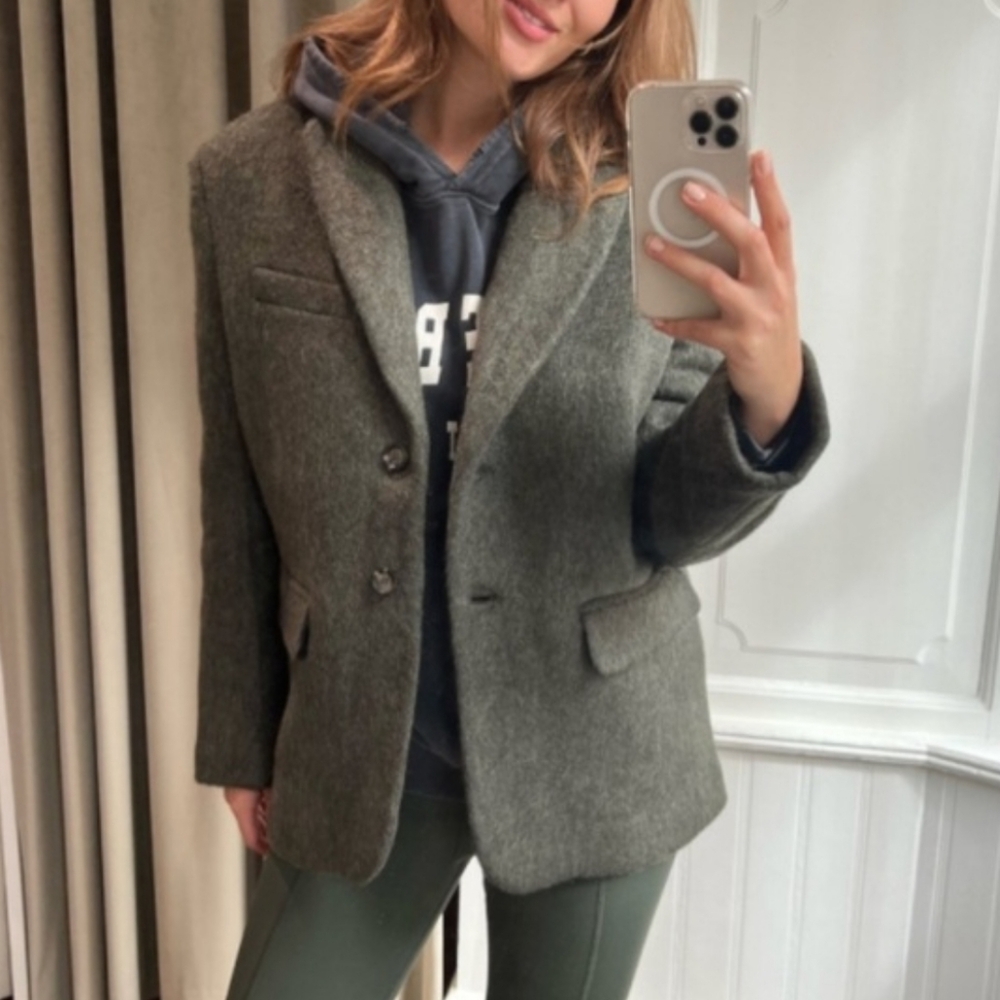 SALE!🎉 ANINE BING Quinn Wool Blend Blazer XXS NEW WITH TAGS!